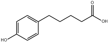 5-(4-羟基苯基)戊酸 结构式