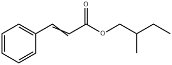 3-苯基-2-丙烯酸-2-甲基丁酯 结构式