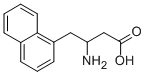 3-氨基-4-(1-萘基)丁酸 结构式