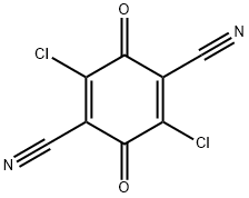 2,5-Dichloro-3,6-dioxo-1,4-cyclohexadiene-1,4-dicarbonitrile 结构式