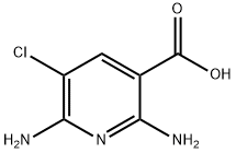 2,6-二氨基-5-氯烟酸 结构式