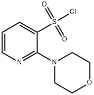 2-MORPHOLINO-3-PYRIDINESULFONYL CHLORIDE,97% 结构式