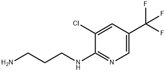 N1-[3-氯-5-(三氟甲基)-2-吡啶基]-1,3-丙二胺 结构式