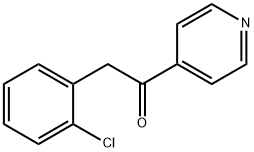 2-(2-CHLOROPHENYL)-1-(4-PYRIDINYL)-1-ETHANONE,95%+ 结构式