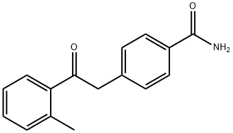4-[2-(2-METHYLPHENYL)-2-OXOETHYL]BENZAMIDE 结构式