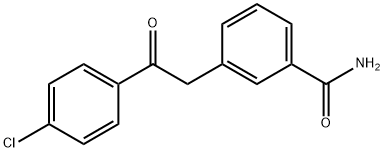 3-[2-(4-CHLOROPHENYL)-2-OXOETHYL!BENZAMIDE, 95%+ 结构式