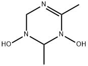 1,3,5-Triazine, 1,2,3,6-tetrahydro-1,3-dihydroxy-2,4-dimethyl- (9CI) 结构式