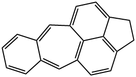 1,2-Dihydrocyclopenta[cd]pleiadene 结构式