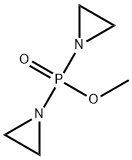 Bis(1-aziridinyl)phosphinic acid methyl ester 结构式