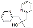 1-pyridin-2-yl-2-(pyridin-2-ylmethyl)butan-2-ol 结构式