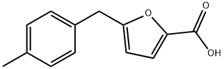 5-(4-甲苄基)-糠酸 结构式