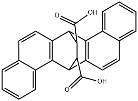 7,14-Dihydro-7,14-ethanodibenz[a,h]anthracene-15,16-dicarboxylic acid 结构式