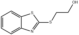2-(2-硫化苯并噻唑)乙醇 结构式