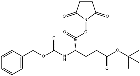 Z-L-谷氨酸 5-叔丁基-1-(N-琥珀酰亚胺)酯 结构式