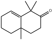 3,4,4a,5,6,7-Hexahydro-1,1,4a-trimethyl-2(1H)-naphthalenone 结构式