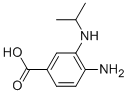 4-氨基-3-(异丙基氨基)苯甲酸 结构式