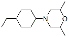 Morpholine, 4-(4-ethylcyclohexyl)-2,6-dimethyl- (9CI) 结构式