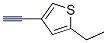 Thiophene, 2-ethyl-4-ethynyl- (9CI) 结构式