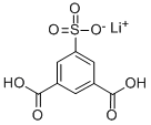 5-磺基-1,3-苯二甲酸单锂盐 结构式