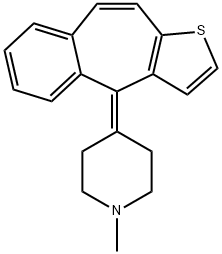 酮替芬EP杂质A 结构式