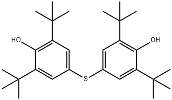 4,4''-THIODI(2,6-DI-TERT-BUTYLPHENOL) 结构式