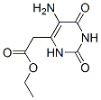 4-Pyrimidineacetic acid, 5-amino-1,2,3,6-tetrahydro-2,6-dioxo-, ethyl ester (9CI) 结构式