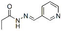 Propanoic  acid,  (3-pyridinylmethylene)hydrazide  (9CI) 结构式