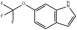 6-三氟甲氧基吲哚 结构式