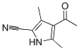 1H-Pyrrole-2-carbonitrile, 4-acetyl-3,5-dimethyl- (9CI) 结构式