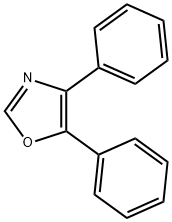 4,5-二苯基恶唑 结构式