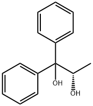 S(-)-1,1-二苯基-1,2-丙二醇 结构式