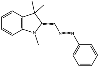 1,3,3-trimethyl-2-[(phenylazo)methylene]indoline  结构式