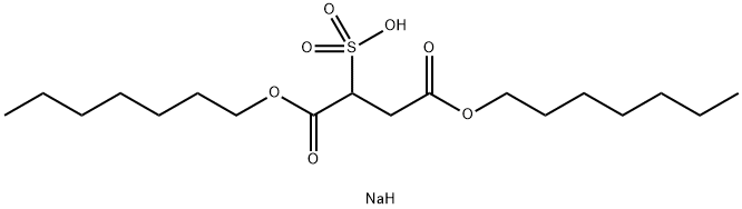 磺基琥珀酸二庚酯钠 结构式
