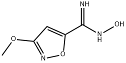 5-Isoxazolecarboximidamide,N-hydroxy-3-methoxy- 结构式