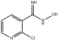 2-氯-N'-羟基-吡啶-3-甲酰亚胺酰胺 结构式