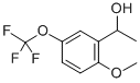 1-[2-甲氧基-5-(三氟甲氧基)苯基]乙醇 结构式