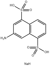 3-氨基-1,5-萘二硫酸钠 结构式