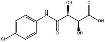 (-)-4'-氯苯胺酒石酰胺酸 结构式
