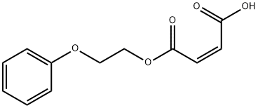 (Z)-2-Butenedioic acid hydrogen 1-(2-phenoxyethyl) ester 结构式