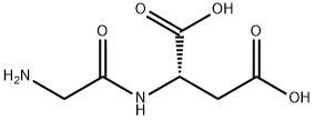 甘氨酰-L-天冬氨酸 结构式