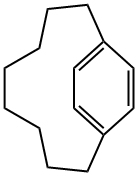 Bicyclo[8.2.2]tetradeca-10,12(1),13-triene 结构式