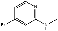 2-(甲氨基)-4-溴吡啶 结构式