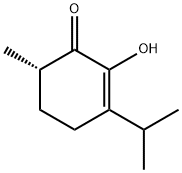 2-Cyclohexen-1-one,2-hydroxy-6-methyl-3-(1-methylethyl)-,(6S)-(9CI) 结构式