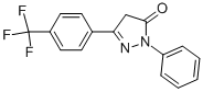 2,4-DIHYDRO-2-PHENYL-5-[4-(TRIFLUOROMETHYL)PHENYL]-3H-PYRAZOL-3-ONE 结构式