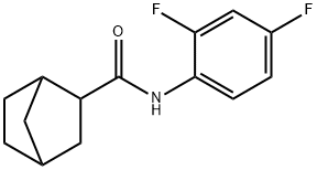 Bicyclo[2.2.1]heptane-2-carboxamide, N-(2,4-difluorophenyl)- (9CI) 结构式