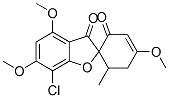 4,4',6-Trimethoxy-6'-methyl-7-chlorospiro[benzofuran-2(3H),1'-[3]cyclohexene]-2',3-dione 结构式