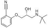 (R)-Bunitrolol 结构式