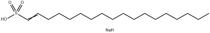 sodium 1-octadecene-1-sulphonate  结构式