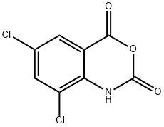 3,5-二氯靛红酸酐 结构式