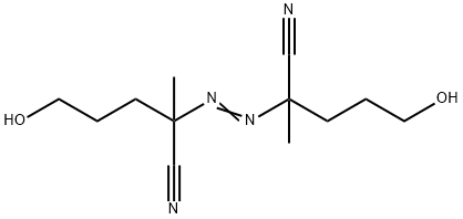 4,4'-偶氮双(4-氰基戊醇) 结构式